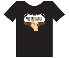 Get Fingered T-Shirt (Black)