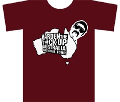 STOCKTAKE SALE! Heath Franklin's Chopper Tour T-Shirt (Maroon)